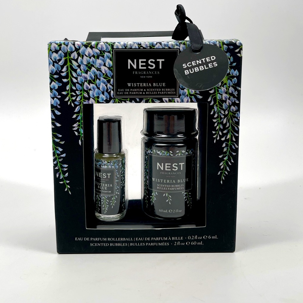 Nest Fragrances, Wisteria Blue, Eau de Parfumerie & Scented Bubbles